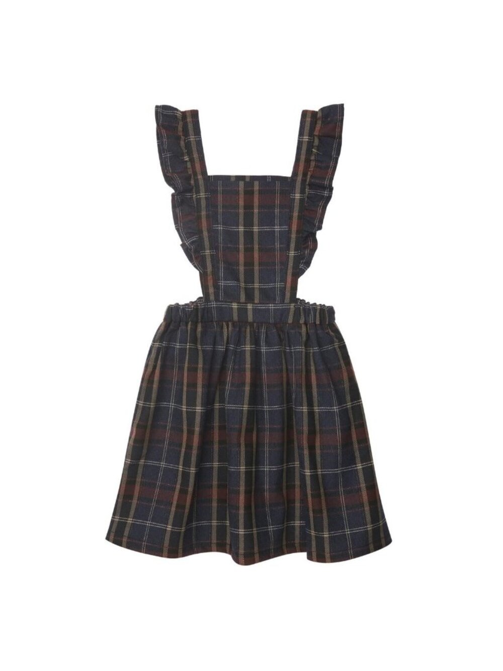 Tocoto Vintage girls Checkered pinafore dress size 14 Nwt